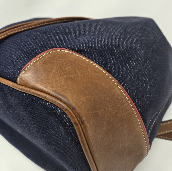 Coach Vintage Denim and Leather Backpack - Picture 8 of 12